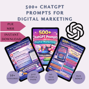 500+ ChatGPT Prompts for Digital Marketing – Content, Branding, Sales & Growth