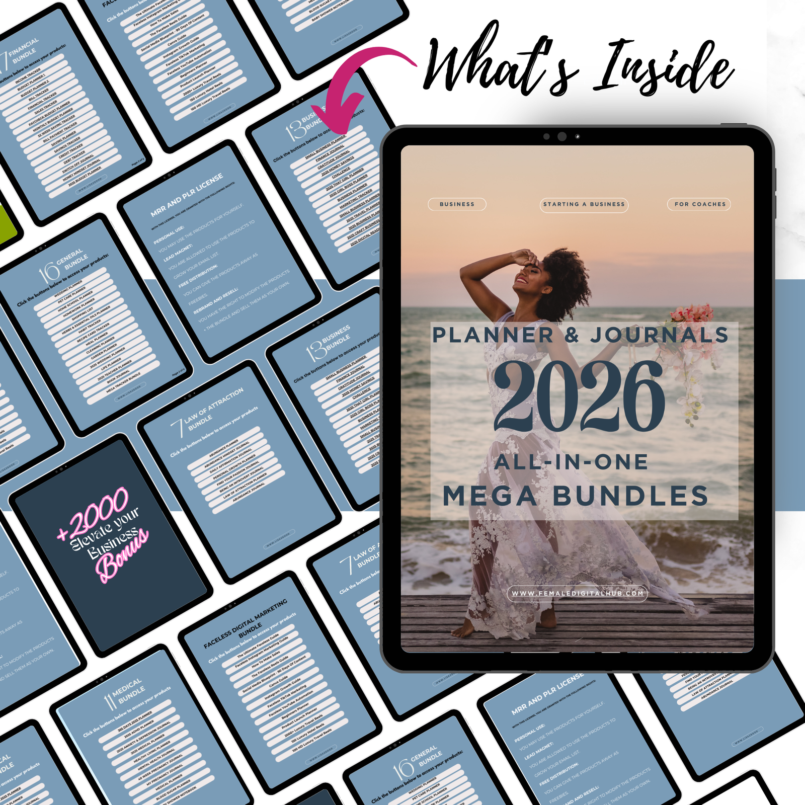 8000+ (2026) All-In-One Digital Planners & Journals Mega Bundle - Image 3