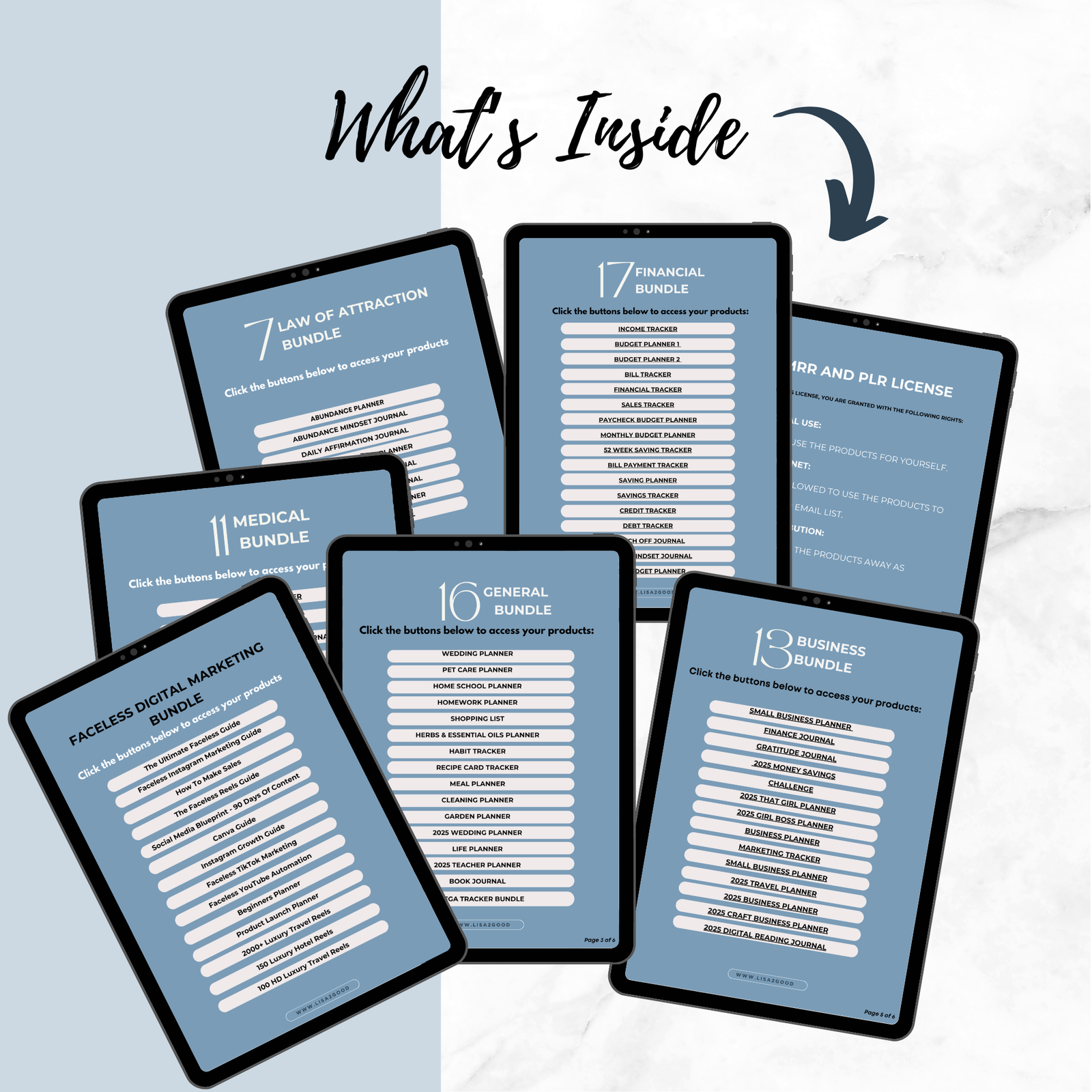 8000+ (2026) All-In-One Digital Planners & Journals Mega Bundle - Image 2