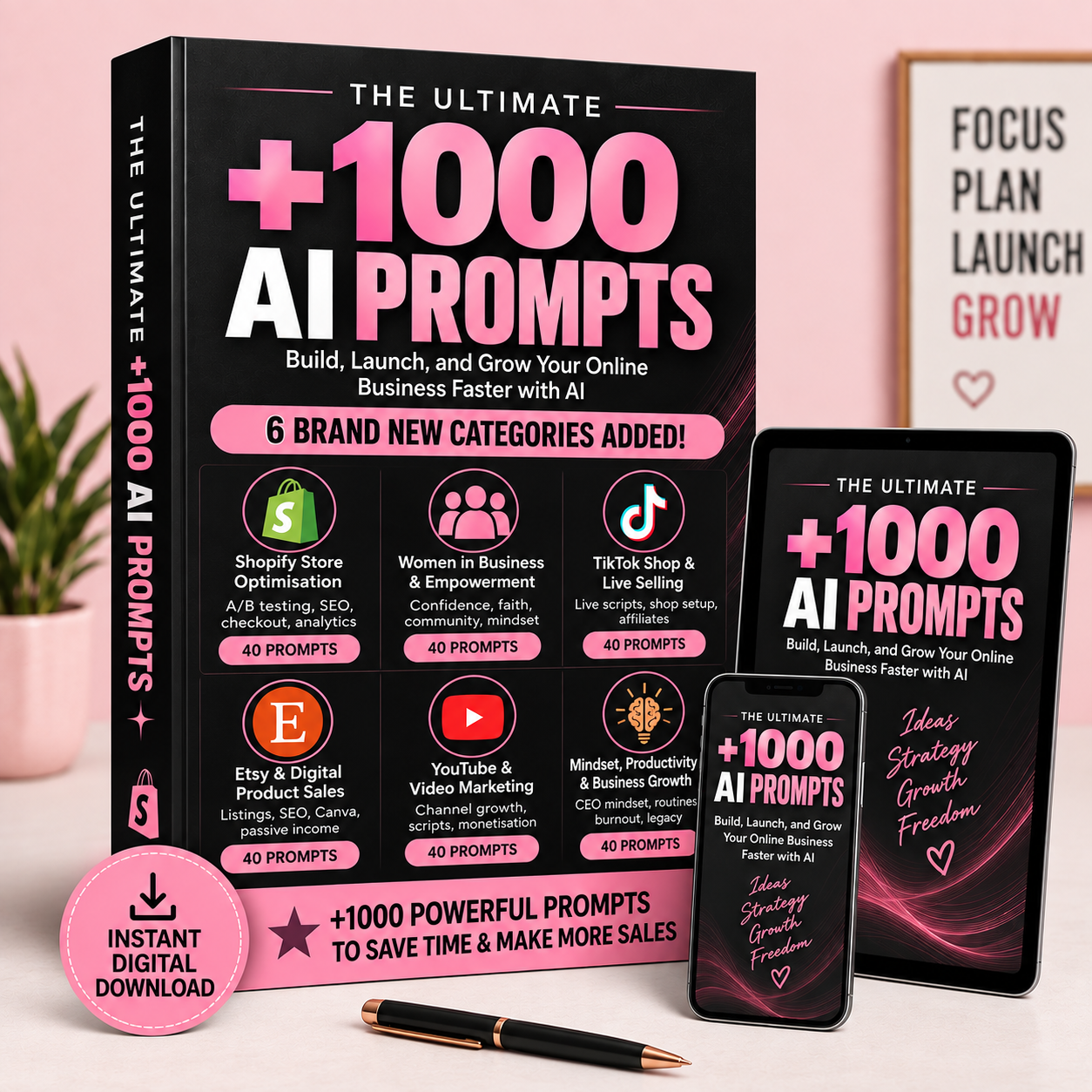 The Ultimate +1000 AI Prompts Guide