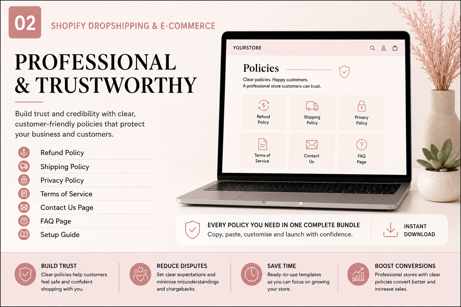 Shopify Dropshipping & E-commerce Store Policies Bundle - Image 3