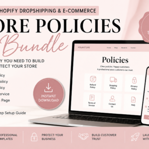 Shopify Dropshipping & E-commerce Store Policies Bundle