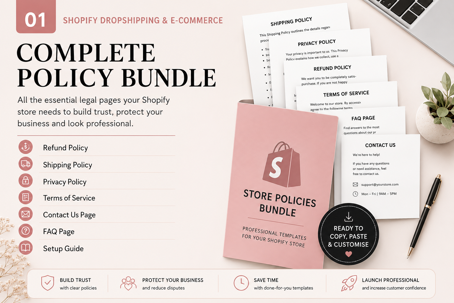 Shopify Dropshipping & E-commerce Store Policies Bundle - Image 2