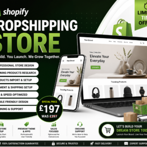 Done-For-You Shopify Dropshipping Store + Training